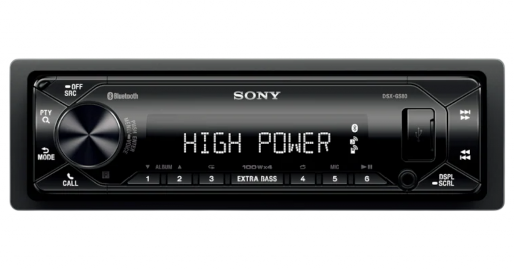 Sony Best Car Radio DSX-GS80 with high power 400 watts.